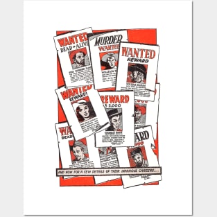 Wanted Posters Buffalo Bill Western Cowboy Retro Comic Posters and Art